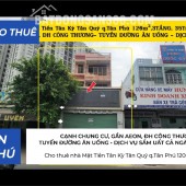 Cho thuê nhà Mặt Tiền Tân Kỳ Tân Quý q.Tân Phú 120m²,3TẦNG, 35Triệu- CẠNH CHUNG CƯ